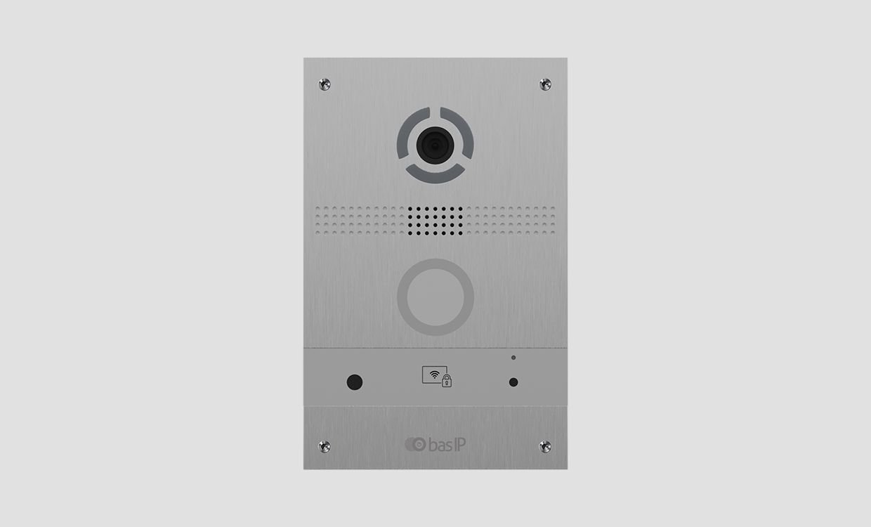 IP вызывная панель BAS-IP AV-08FT SILVER / BLACK