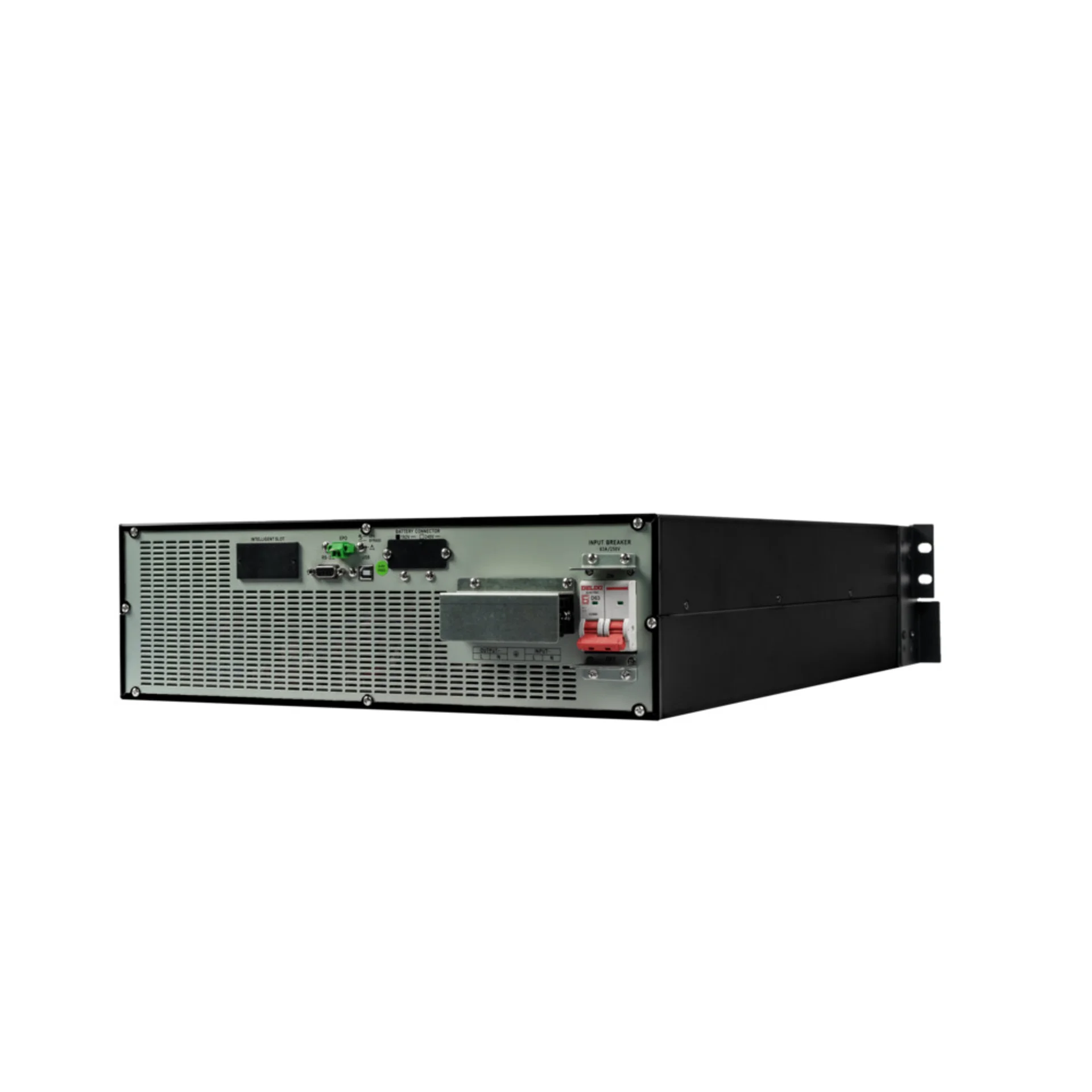 Smart-Save Online SRV Systeme Electric 10000 ВА, монтаж в стойку 5U, 230 В, 1:1, клеммный вход/выход, SmartSlot, LCD, USB, версия с возможностью увели