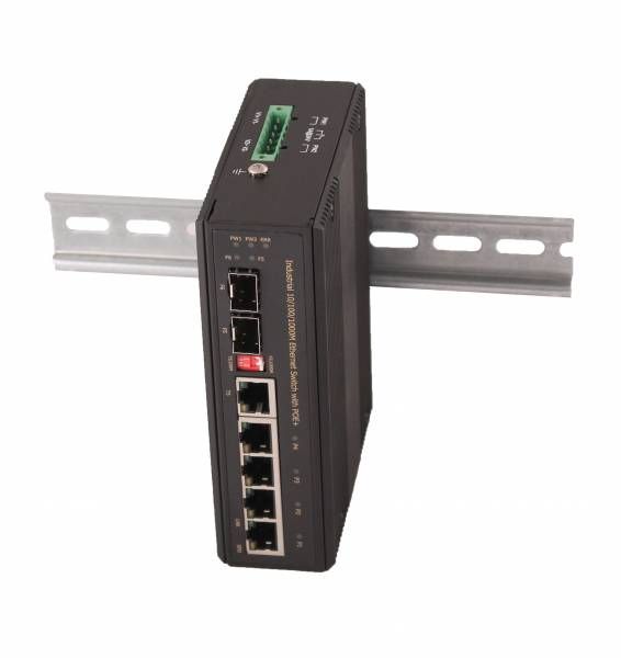 Коммутатор OSNOVO SW-80412/IC(Booster), 6 портов