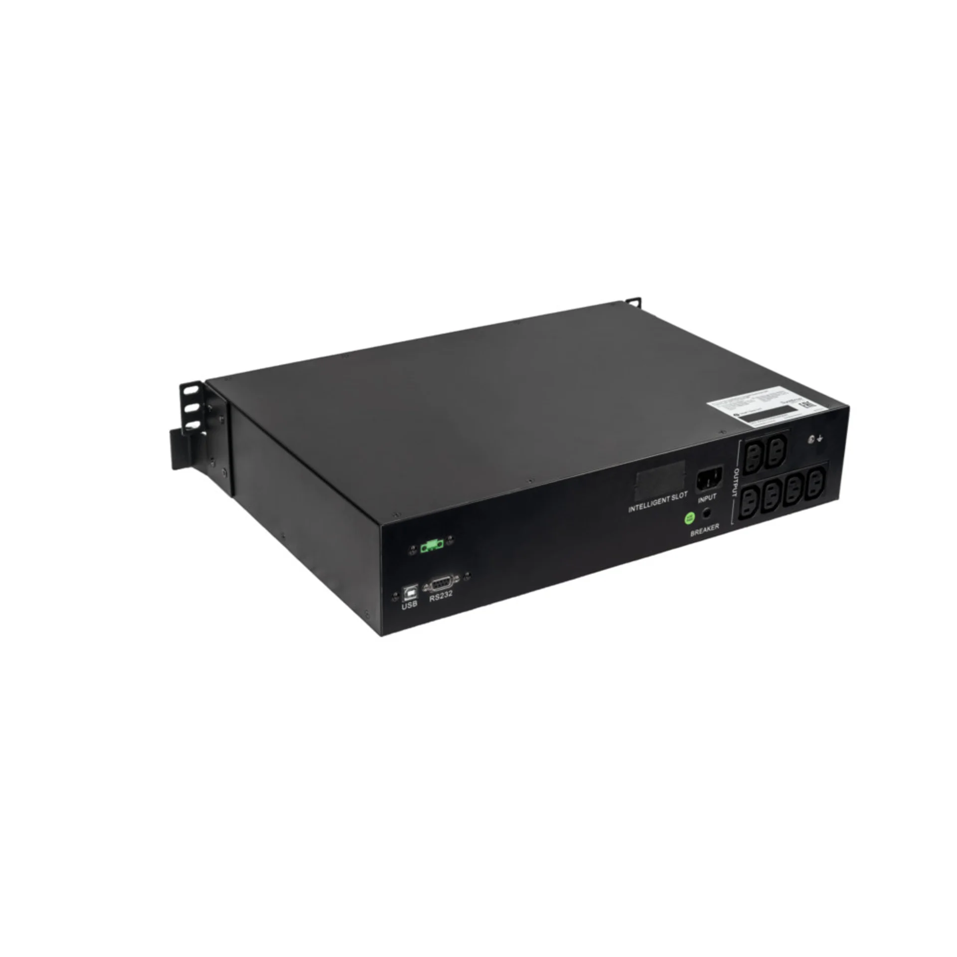 Источник бесперебойного питания Smart-Save SMT Systeme Electric 1000 ВА, монтаж в стойку 2U, 230 В, 6 розеток IEC C13, SmartSlot, AVR, LCD, USB HID