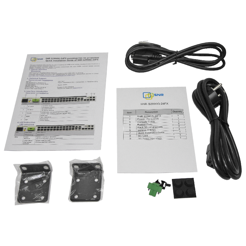 Управляемый коммутатор уровня 2+ SNR-S2990G-24FX-UPS