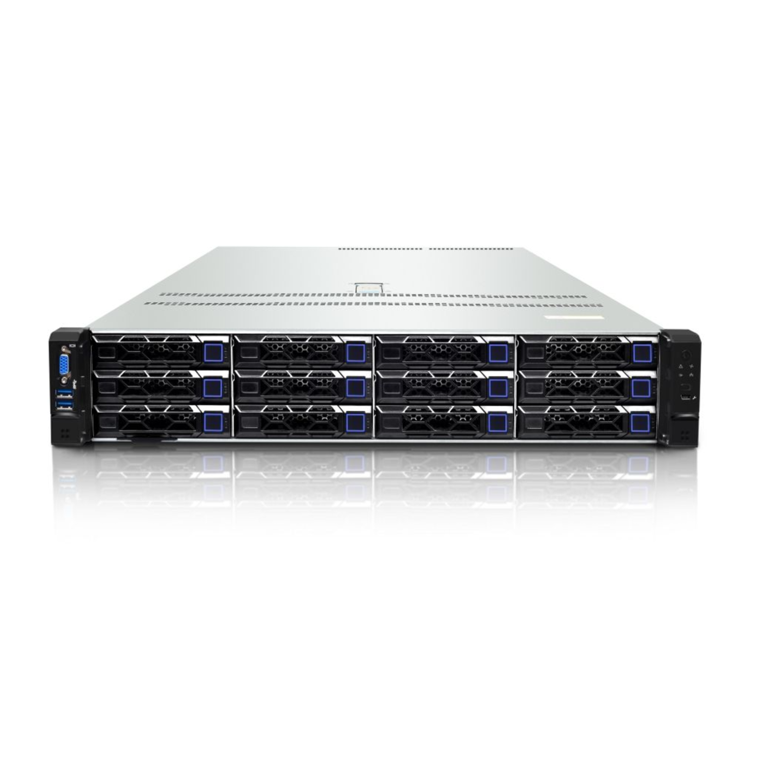 Серверная платформа SNR-SR2412LS, 2U, Scalable Gen4,5, DDR5, 12xHDD, резервируемый БП