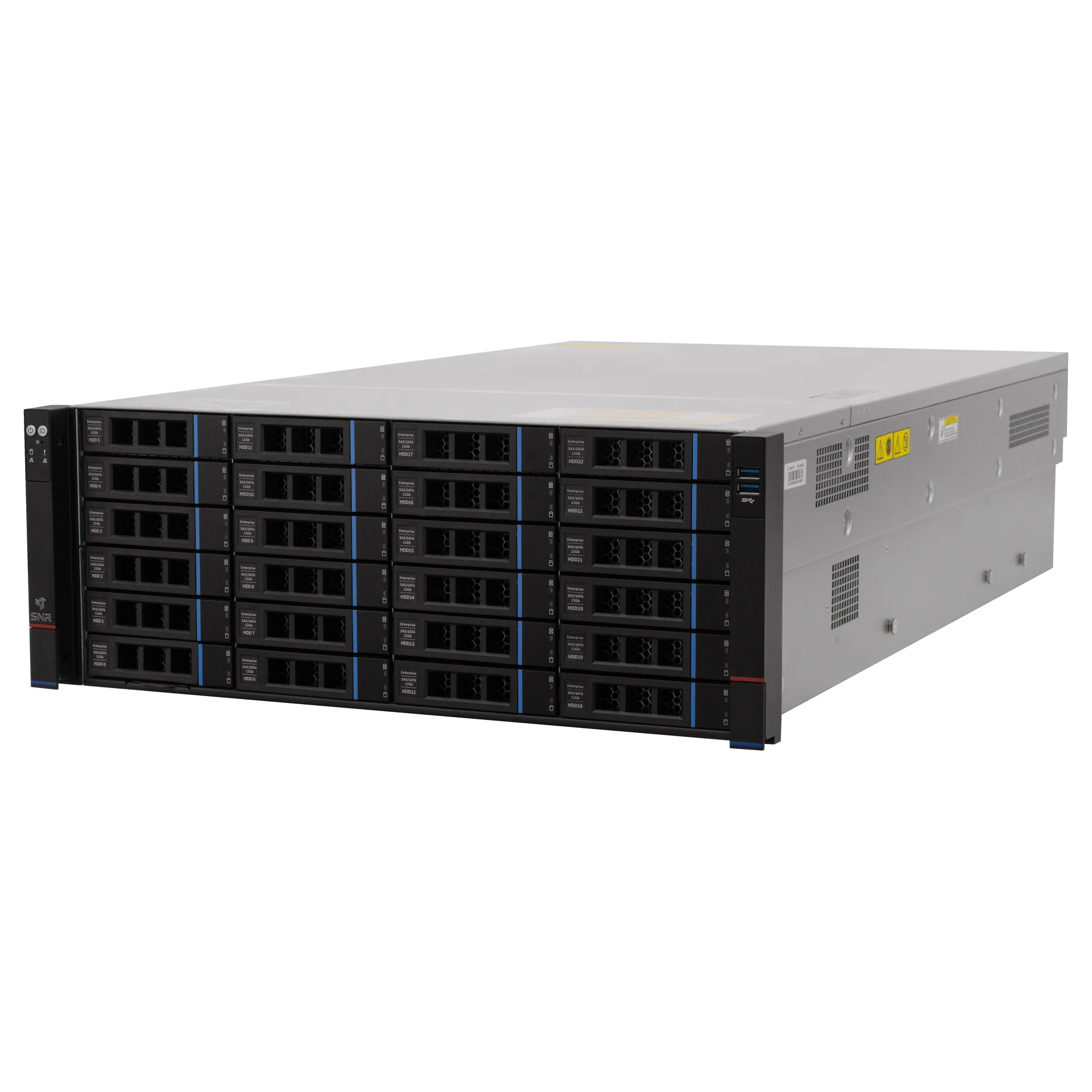 Серверная платформа SNR-SR4224RS, 4U, Scalable, DDR4, 24xHDD, резервируемый БП