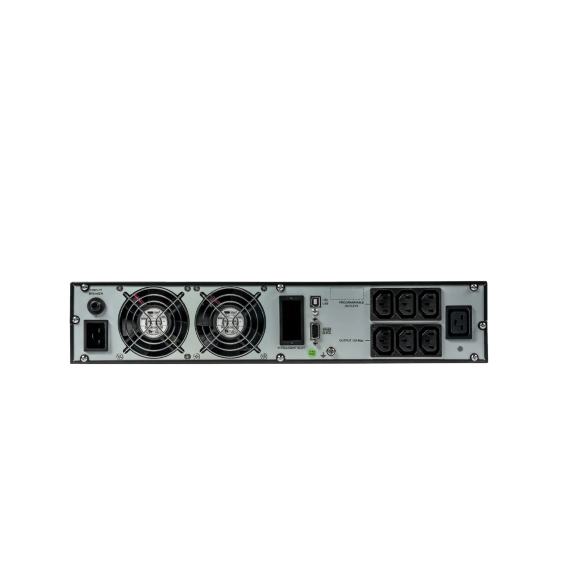 Источник бесперебойного питания Smart-Save Online SRV Systeme Electric 1000 ВА, конвертируемый форм-фактор 4U, 230 В, 6 розеток IEC C13, SmartSlot