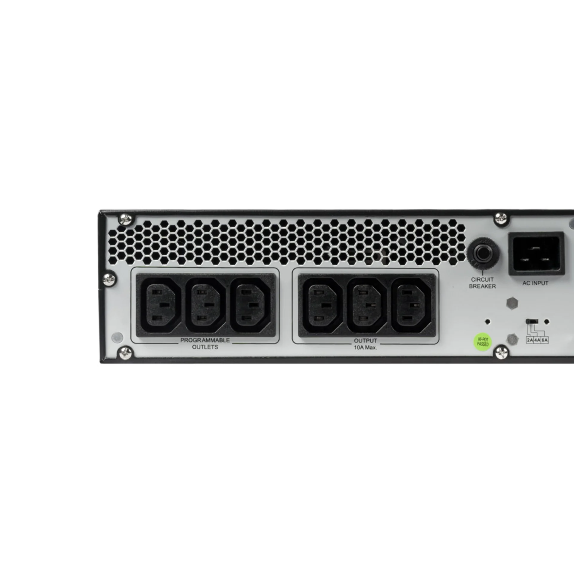 Источник бесперебойного питания Systeme Electric Smart-Save Online SRV 2000 ВА, конвертируемый форм-фактор 2U, 230 В, 6 розеток IEC C13, SmartSlot