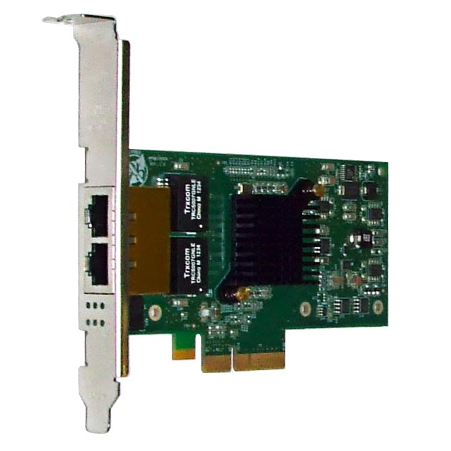 Сетевая карта 2 порта 10/100/1000Base-T (RJ45, Intel i350AM2), Silicom PE2G2i35 