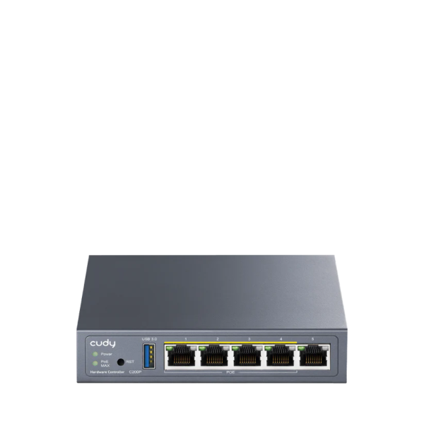 Маршрутизатор/контроллер точек доступа CUDY C200P 1.0 с 4 портами PoE+
