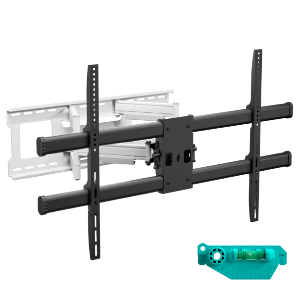 Кронштейн для телевизора ONKRON 42"-120", макс. 100 кг, наклонно-поворотный, чёрно-белый M10