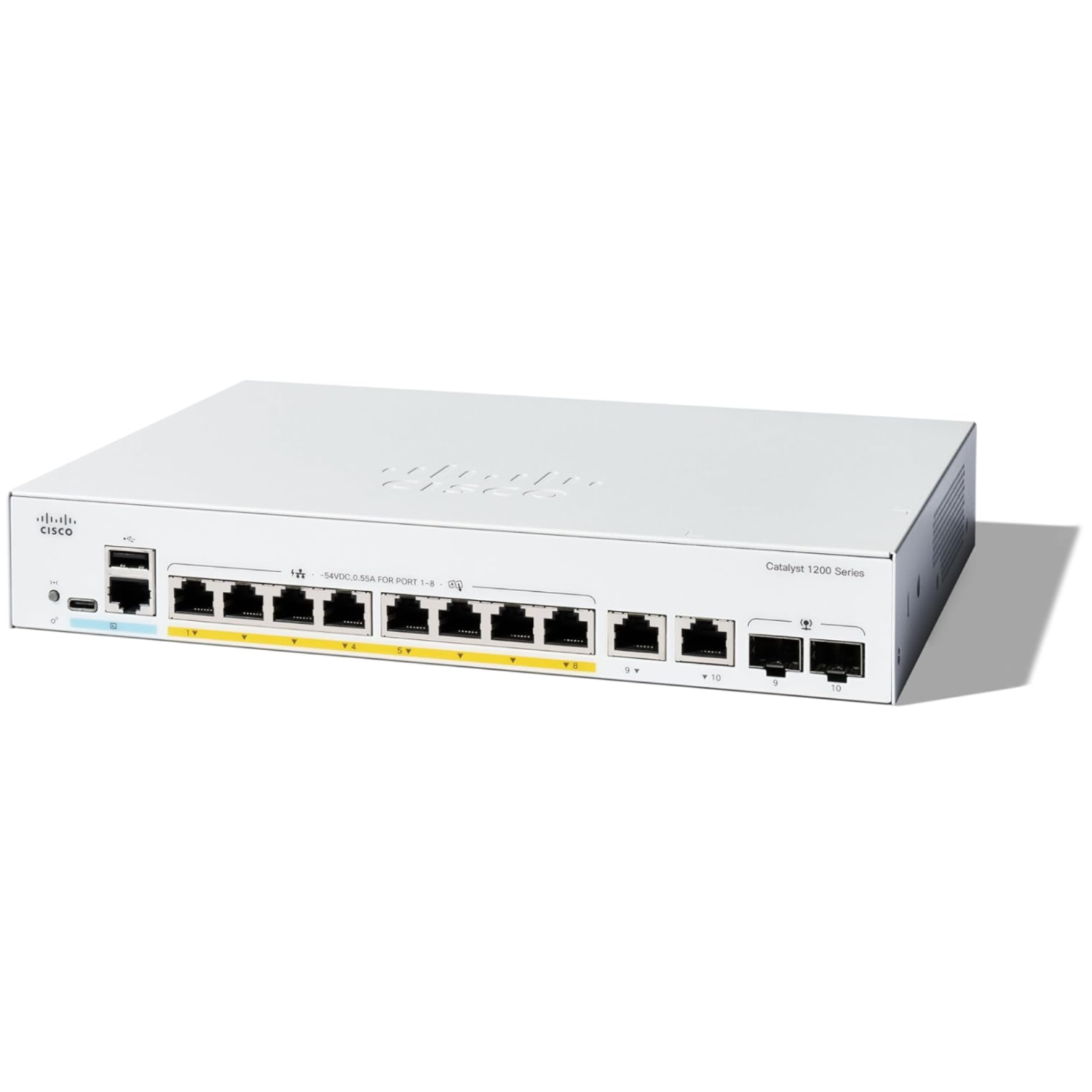 Коммутатор Cisco Catalyst C1200-8P-E-2G