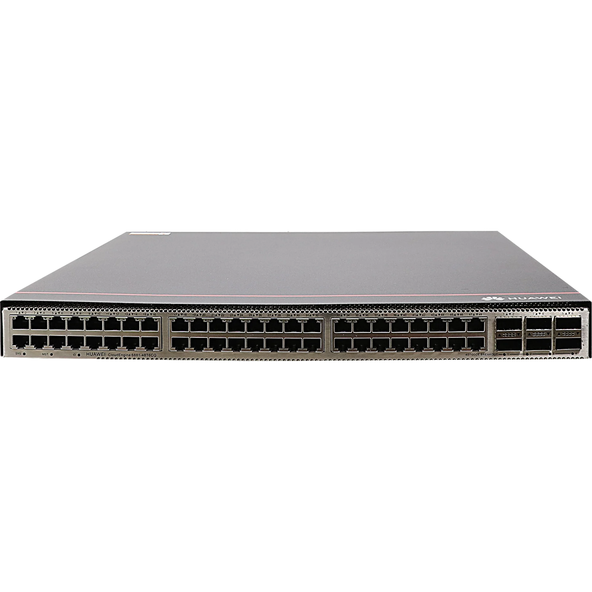 Коммутатор Huawei CE6881-48T6CQ-F (port-side exhaust) с 2-мя модулями QSFP-100G-SWDM4 в комплекте