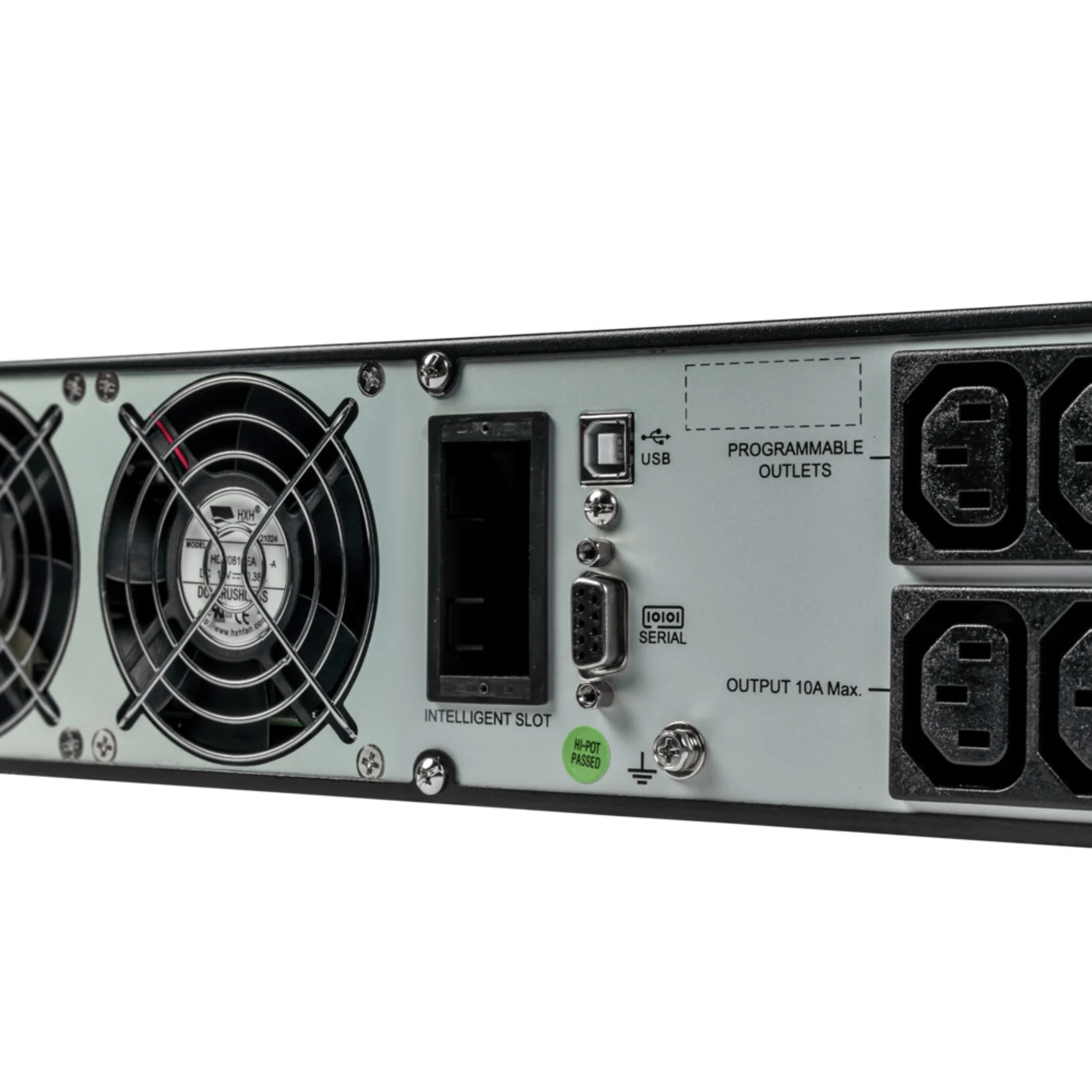 Источник бесперебойного питания Smart-Save Online SRV Systeme Electric 1000 ВА, конвертируемый форм-фактор 4U, 230 В, 6 розеток IEC C13, SmartSlot