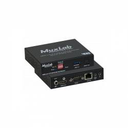 Передатчик-энкодер HDMI и Audio over IP, сжатие H.264/H.265, с PoE MuxLab 500762-TX