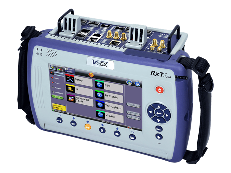 Универсальный тестовый модуль VeEX RXT-6402 с двумя портами 400G
