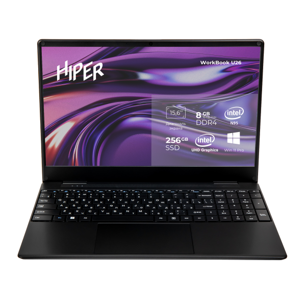 Ноутбук HIPER WORKBOOK U26-15FIN095R8S2WPG Intel/8ГБ/256ГБ/15,6