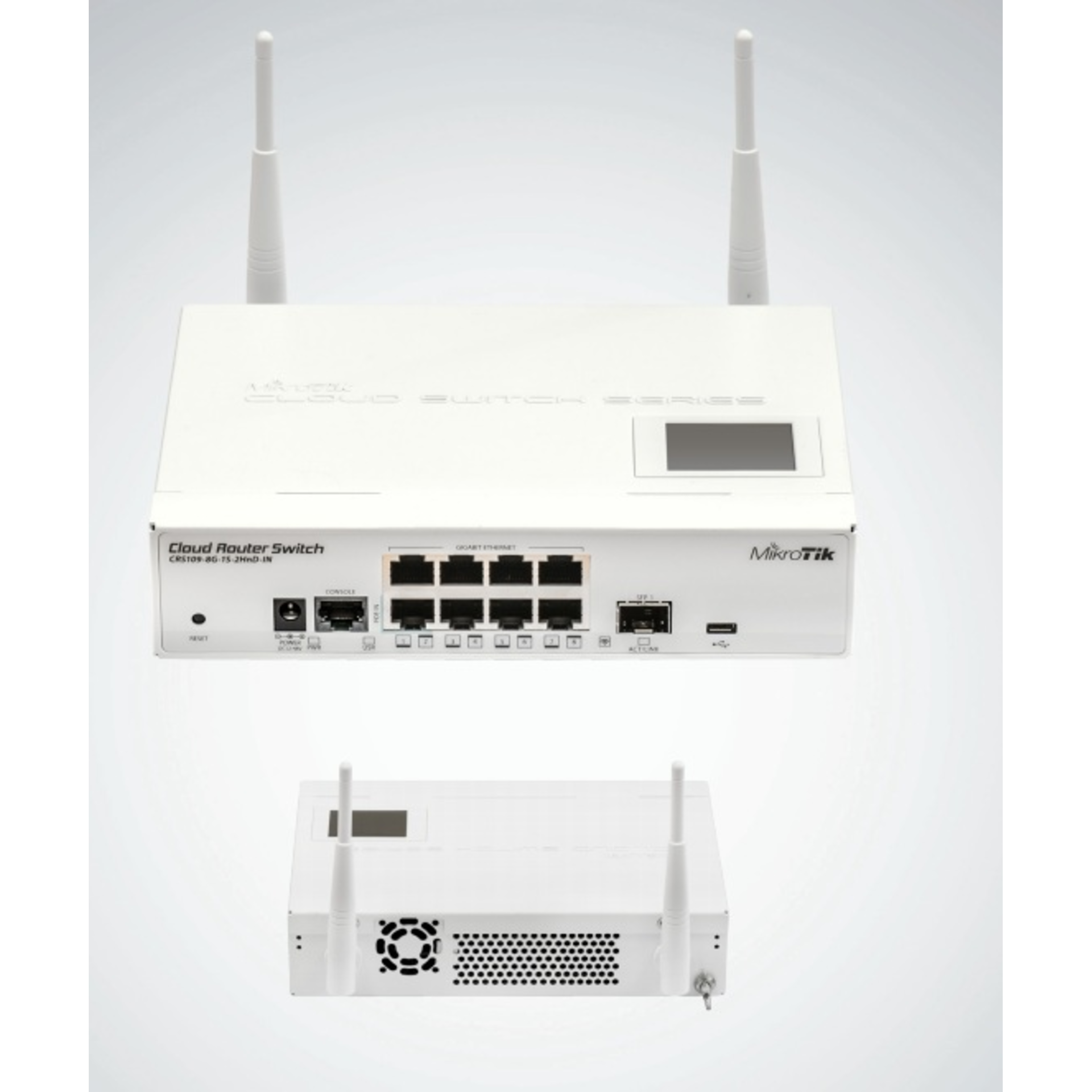 Коммутатор Mikrotik Cloud Router Switch CRS109-8G-1S-2HnD-IN (RouterOS L5)