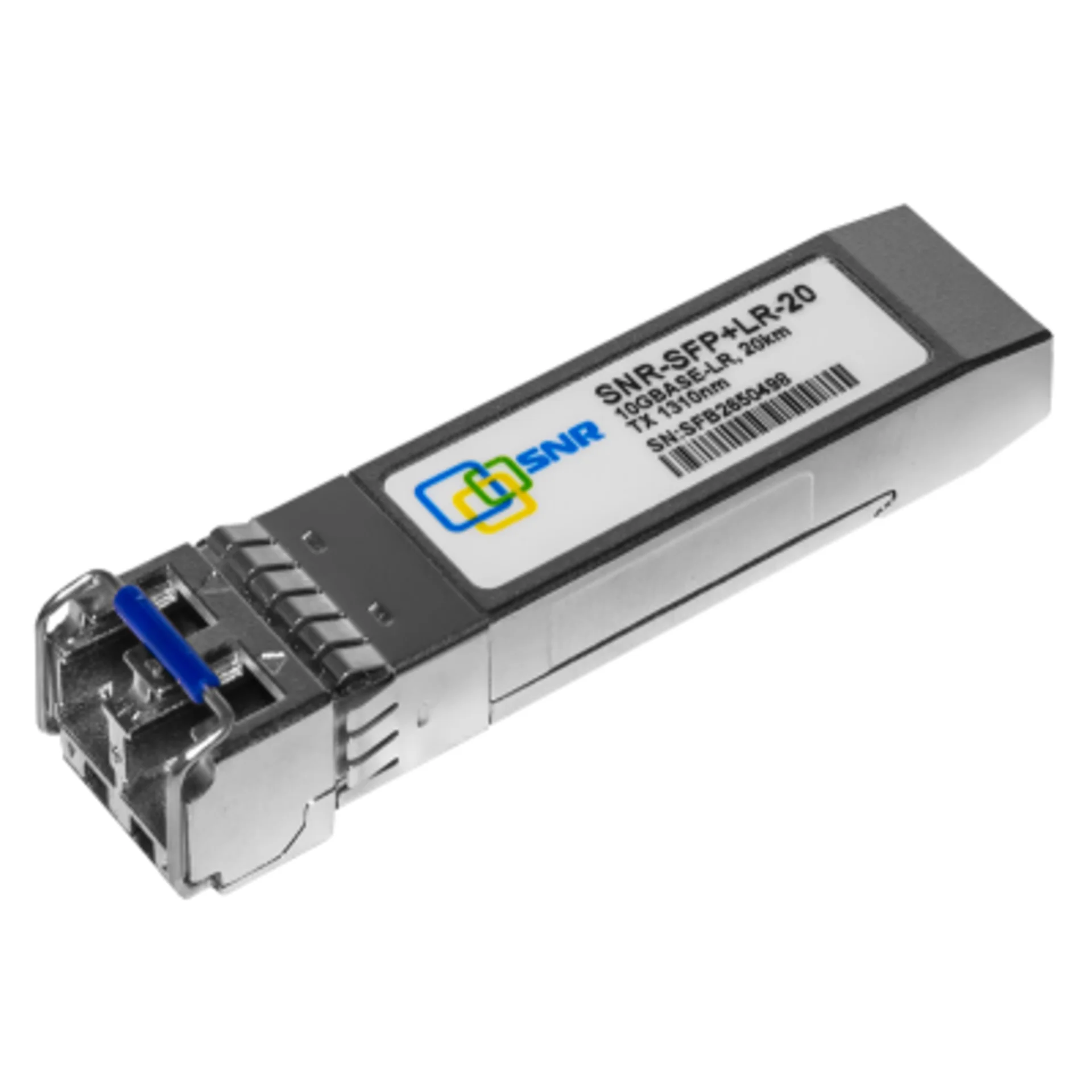 Модуль SFP+ оптический, дальность до 20км (11dB), 1310нм, прошиты под HP
