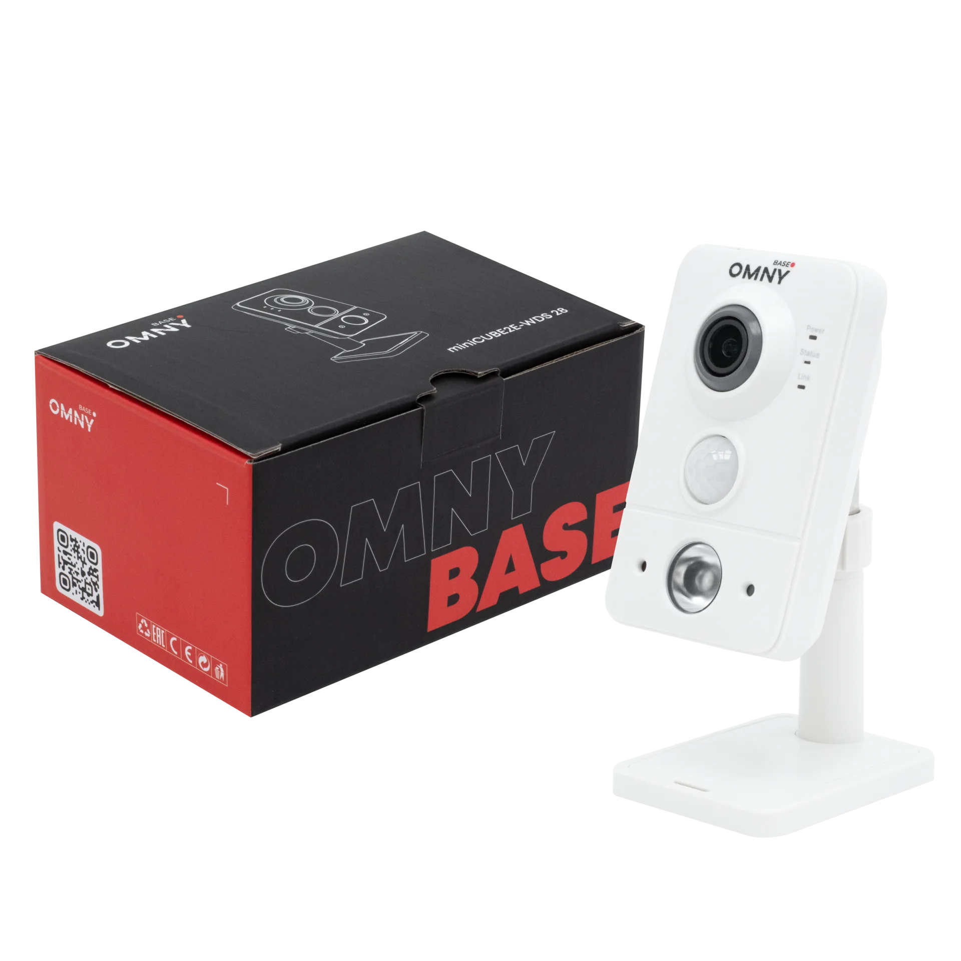 Камера сетевая офисная 2мп OMNY BASE miniCUBE2E-WDS-C 28