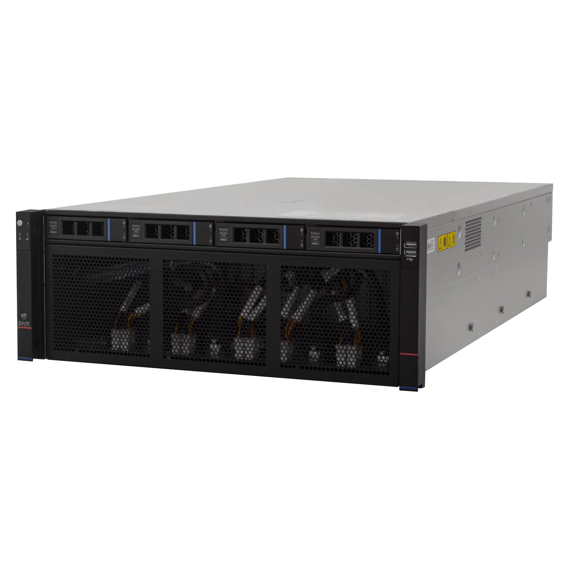 Серверная платформа SNR-SR4210GPU, 4U, Scalable, DDR4, 4xHDD, 10xGPU резервируемый БП