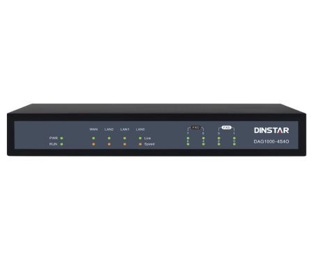 VoIP шлюз Dinstar DAG1000-4S4O с 4 FXS, 4 FXO