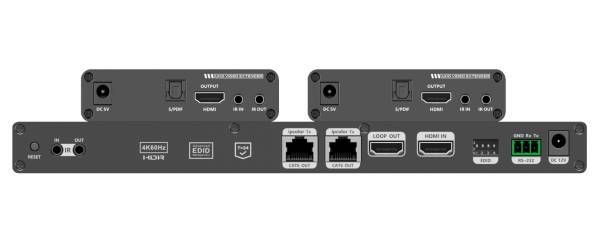 Удлинитель-разветвитель Lenkeng LKV822 1×2 HDMI по витой паре, 4K, до 70 м