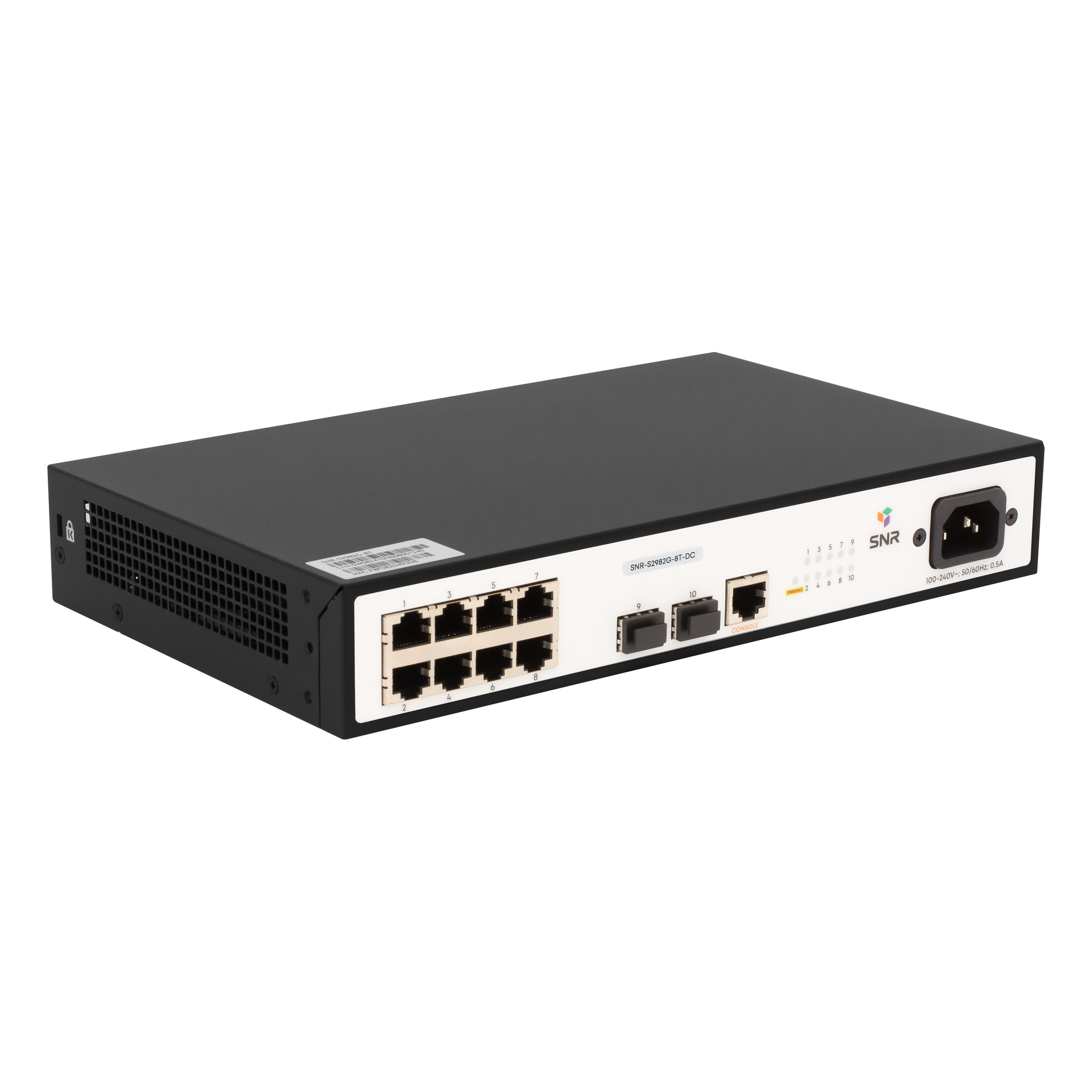 Управляемый коммутатор уровня 2 SNR-S2982G-8T-DC