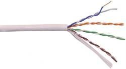 Кабель LANMASTER LAN-5EUTP-HFLT-GY U/UTP, 4 пары, Кат. 5E, 350 МГц, LSZH, нг(А)-HF, серый, 305 м