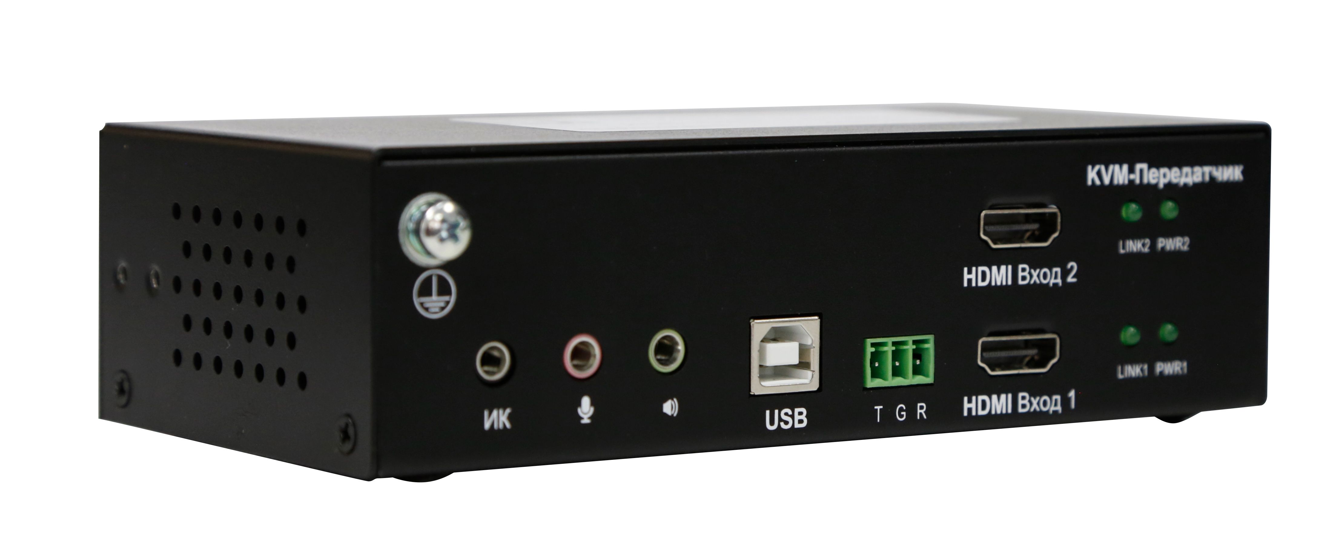 Двухмониторный HDMI KVM-удлинитель Evetron LHFC 2U2AR-SK-RED