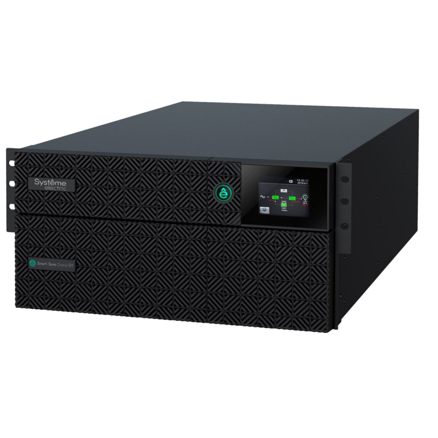 Источник бесперебойного питания Systeme Electric Smart-Save Online SRT, 5000VA/5000W, On-Line, Extended-run, Rack 2U+3U(Tower convertible), LCD, 6xC13