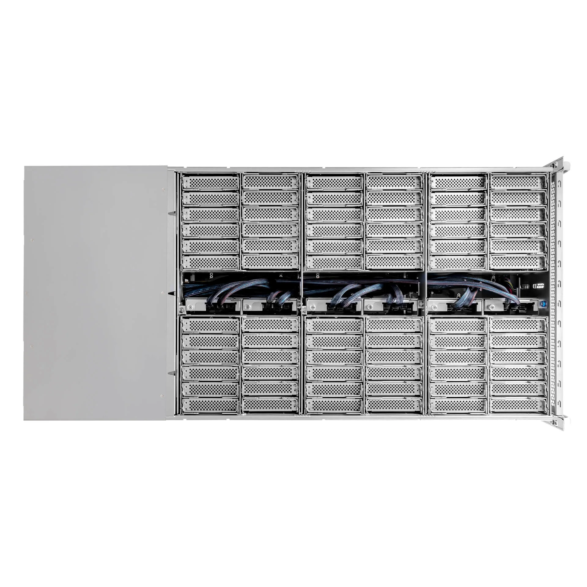 Дисковая полка SNR-JB472D, 4U, 72xHDD, 2 контроллера 12Gb/s, резервируемый БП