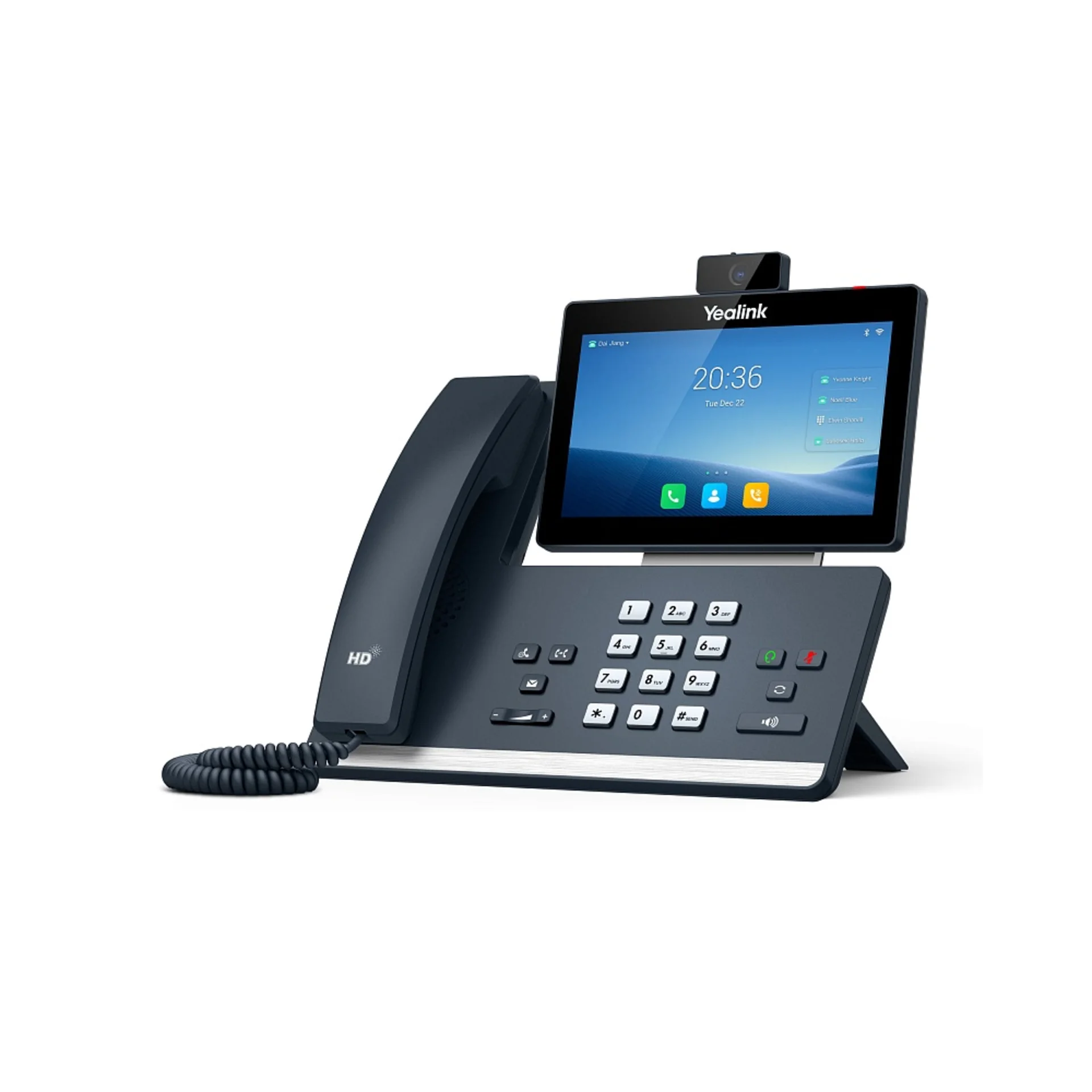 SIP-T58W with camera, видеотерминал, Android, WiFi, Bluetooth трубка, GigE, CAM50, без БП
