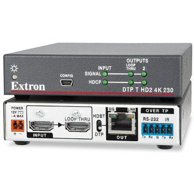Передатчик DVI Extron DTP DVI 4K 230 D Tx 