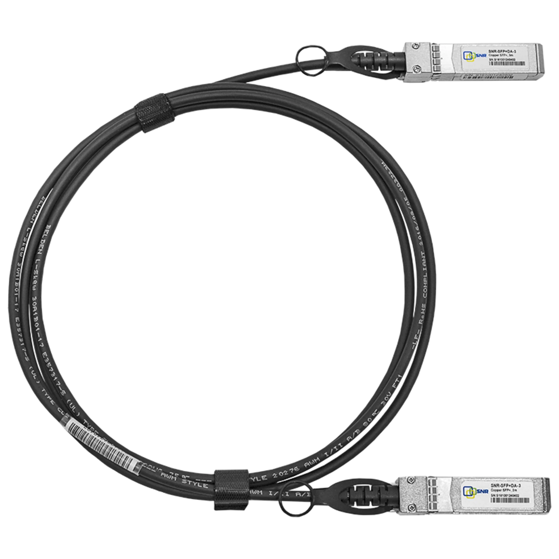 Оптический модуль SFP+ Direct Attached Cable (DAC), дальность до 3м