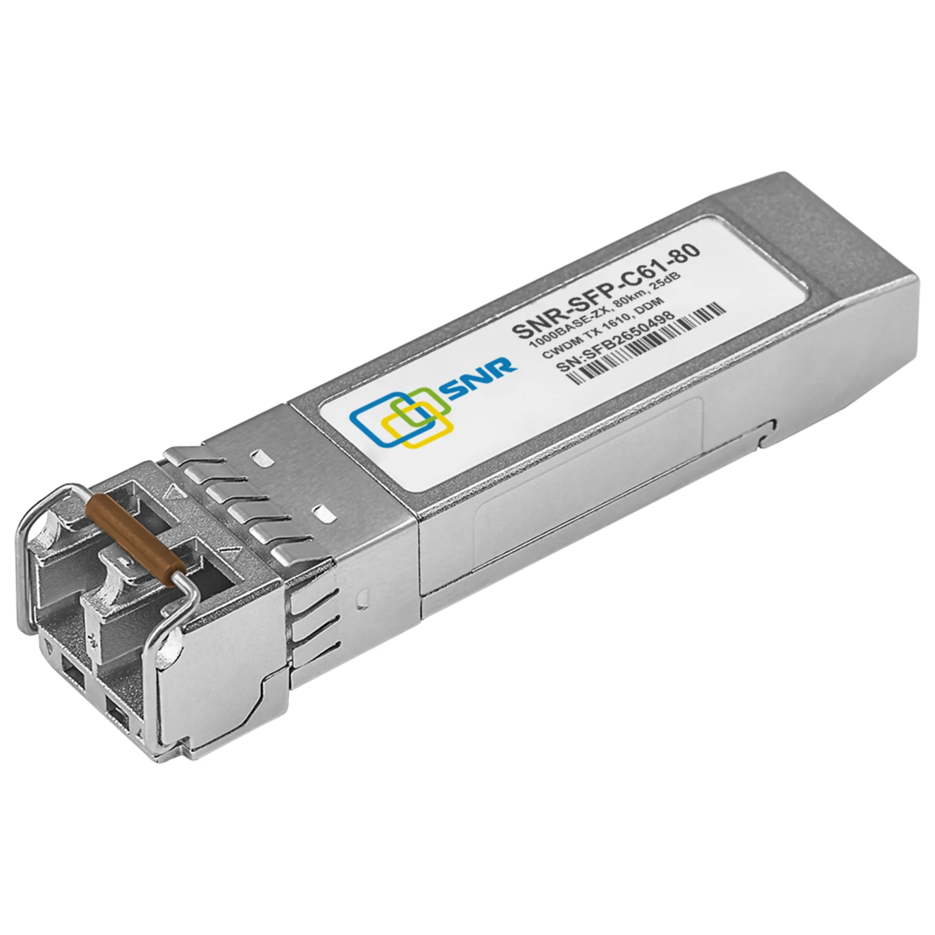 Модуль SFP CWDM оптический, дальность до 80км (25dB), 1610нм