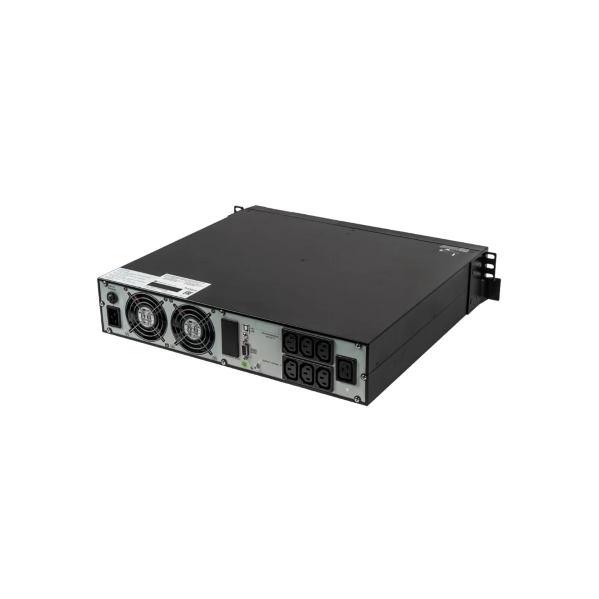Источник бесперебойного питания Smart-Save Online SRV Systeme Electric 1000 ВА, конвертируемый форм-фактор 4U, 230 В, 6 розеток IEC C13, SmartSlot