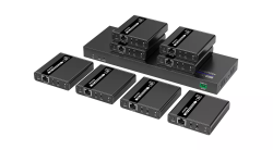Удлинитель-разветвитель Lenkeng LKV728P 1×8 HDMI по витой паре, FullHD, до 70 м