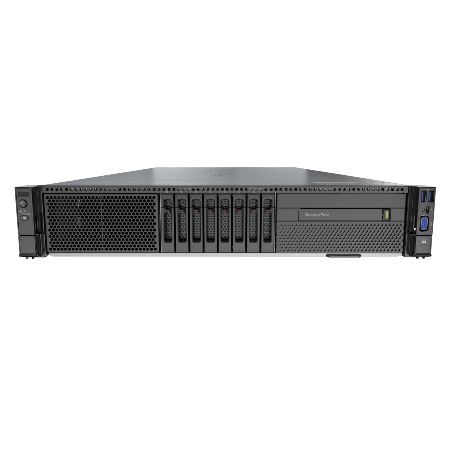 Серверная платформа xFusion 2488H V7, 2U, 4xScalable Gen4/5, 64xDDR5, 8xSFF SAS/SATA, резервируемый БП