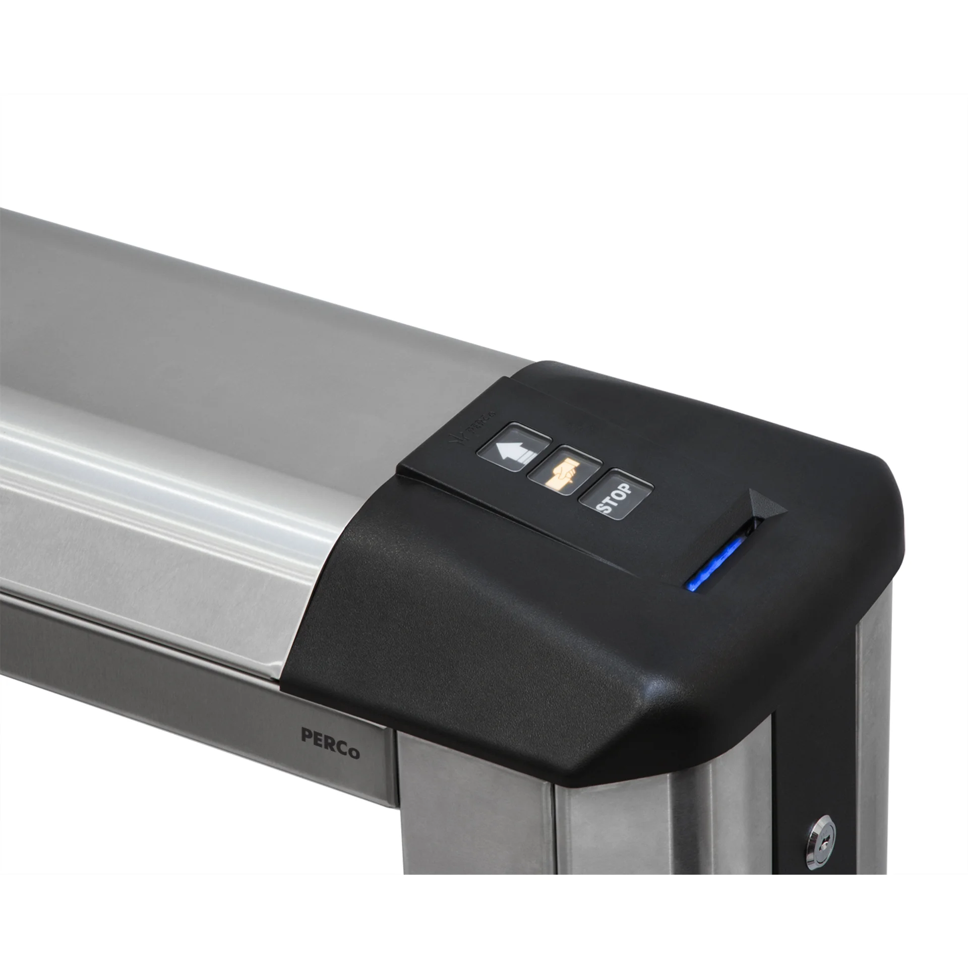 Электронная проходная с автоматическими преграждающими планками "Антипаника" и встроенным картоприемником для карт EMM/HID