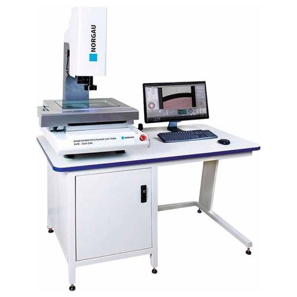 Видеоизмерительная система NORGAU Industrial с ЧПУ, модель NVM-4030CNC, ось Z-200