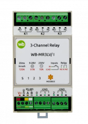 Модуль реле 3-канальный Wirenboard WB-MR3-LV