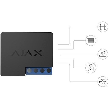Ajax Relay - слаботочное реле дистанционного управления с сухим контактом