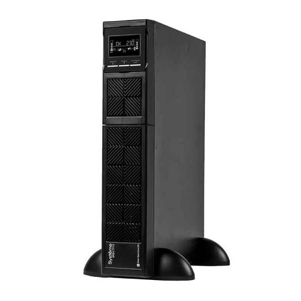 ИБП Systeme Electric Smart-Save Online SRV, 1000VA/900W, On-Line, Extended-run, Rack/Tower 4U(2U PM + 2U Battery), LCD, Out: 6xC13, SNMP Intelligent Slot, USB, RS-232