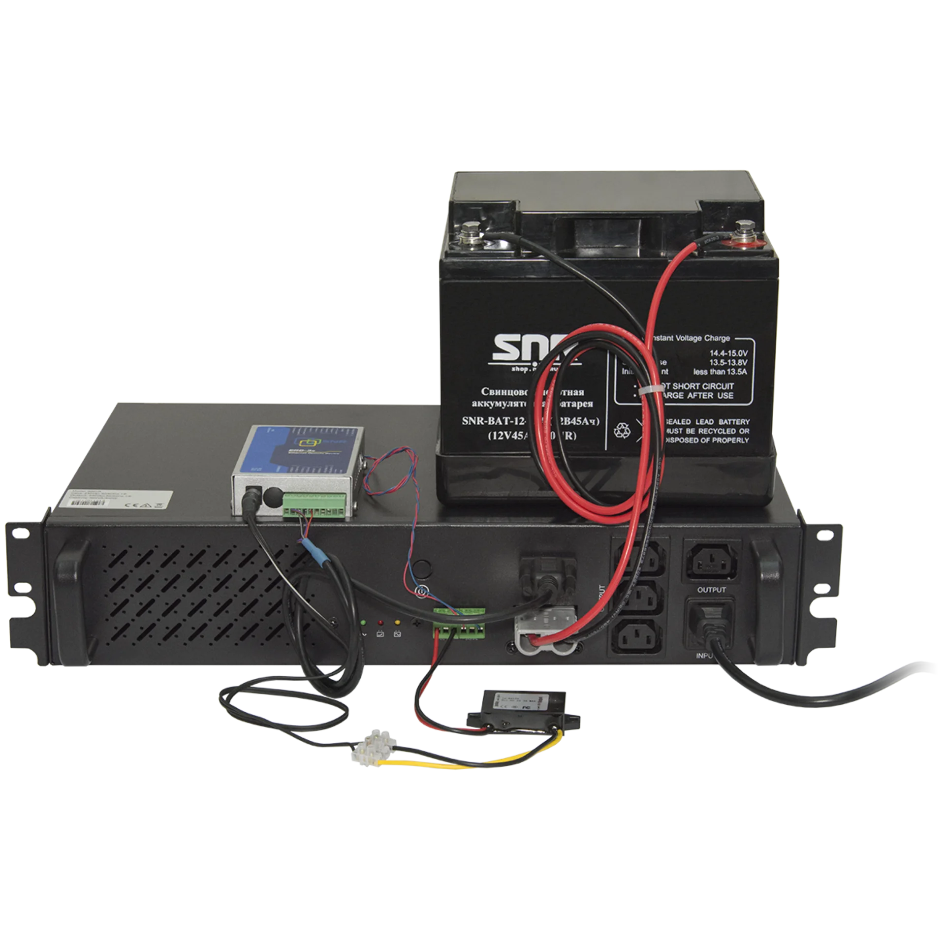 Источник бесперебойного питания Line-Interactive, 500 VA, Rackmount, без встроенных АКБ (ток заряда 4А)