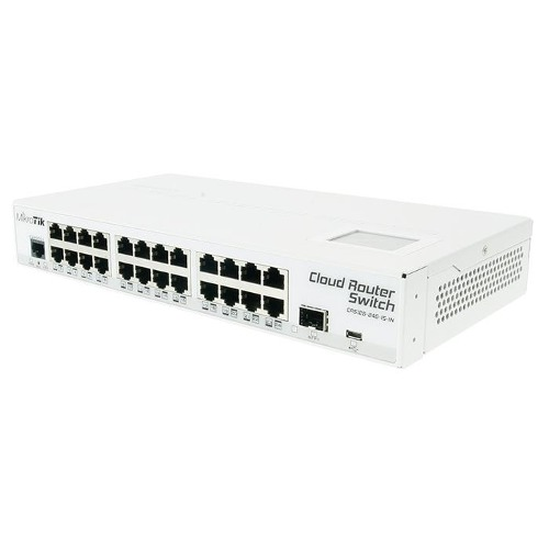 Коммутатор Cloud Router Switch Mikrotik 125-24G-1S-IN (RouterOS L5), настольный форм-фактор