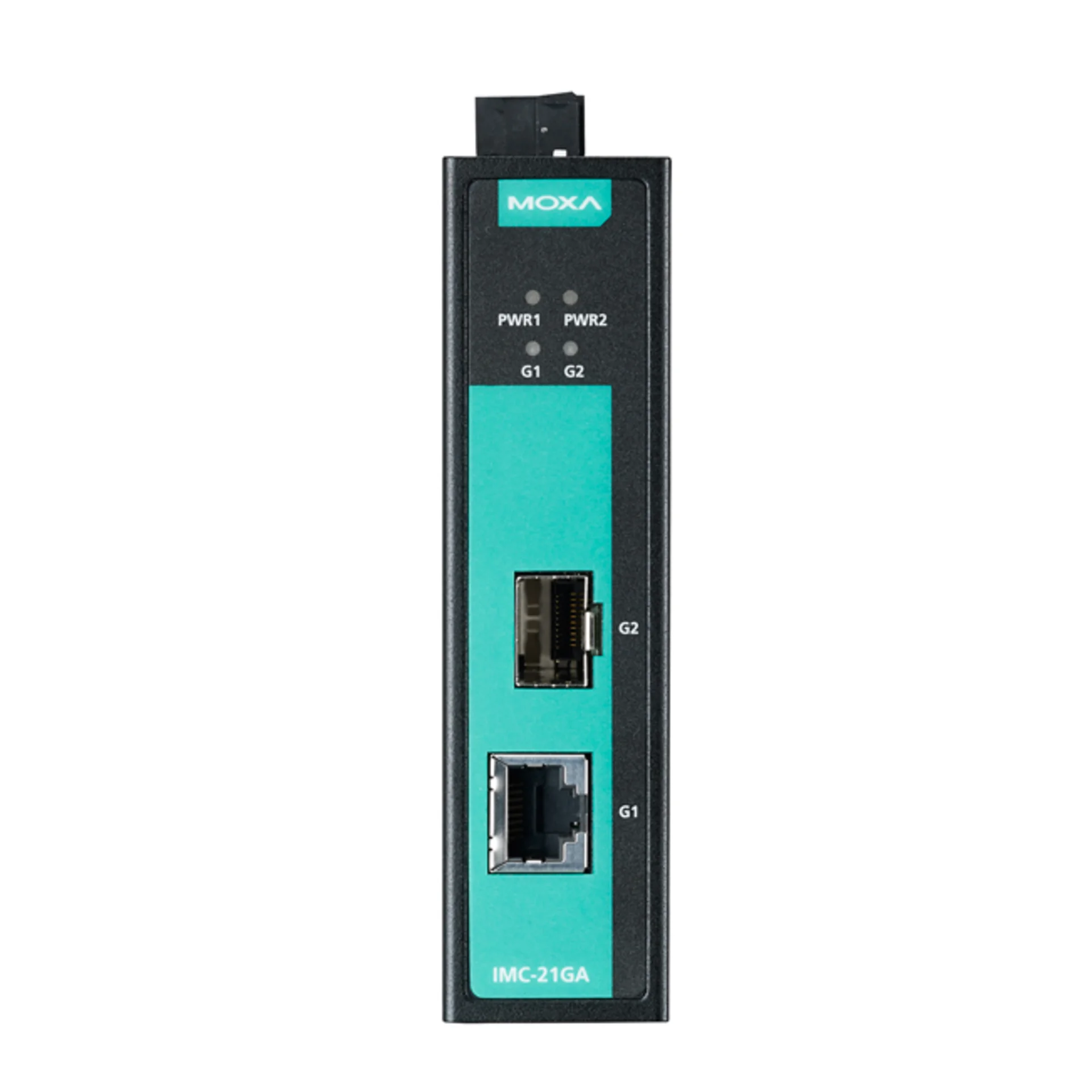IMC-21GA-T Медиаконвертер Gigabit Ethernet 10/100/1000BaseTX в 100/1000BaseSFP в металлическом корпусе с расширенным диапазоном температур