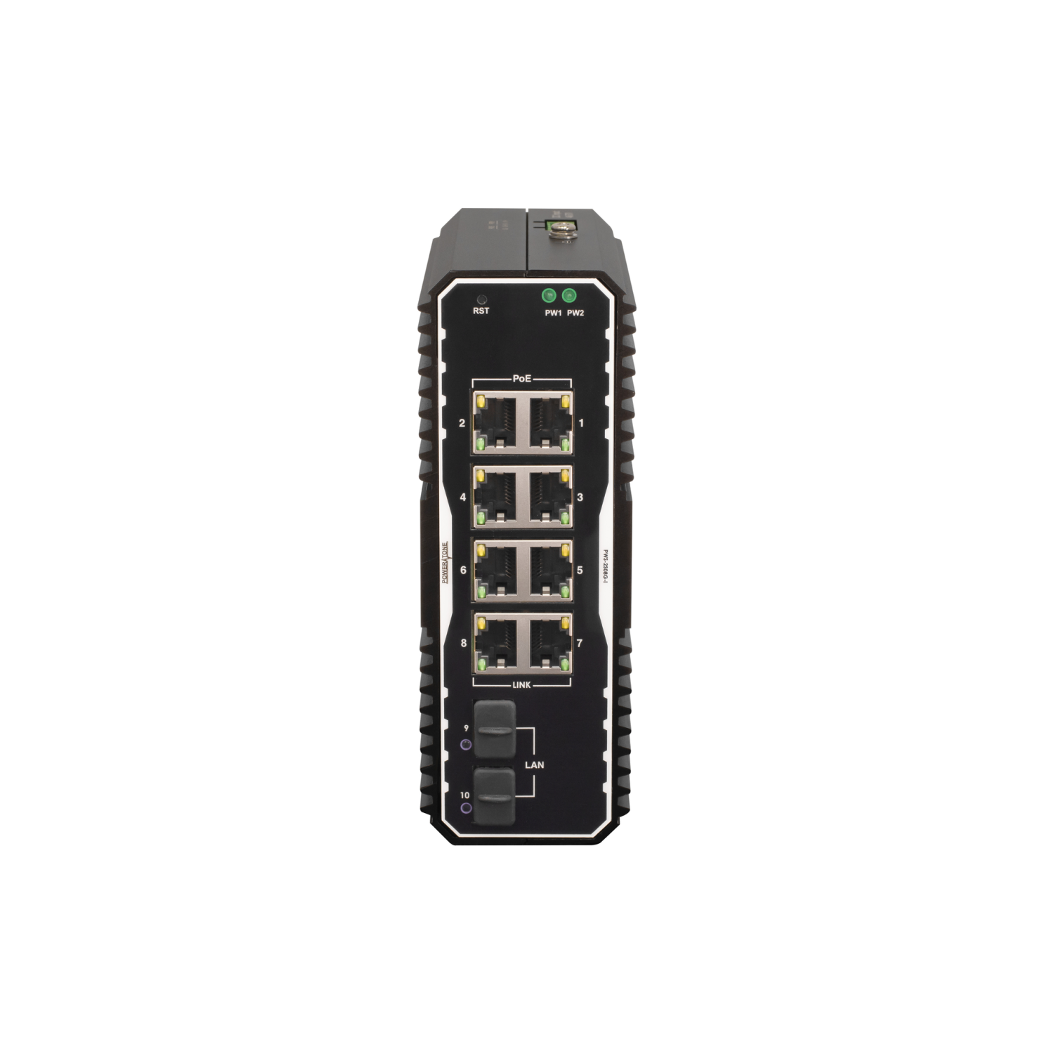 Управляемый гигабитный 4 портовый Web Smart PoE коммутатор POWERTONE PWS-2S08G-i