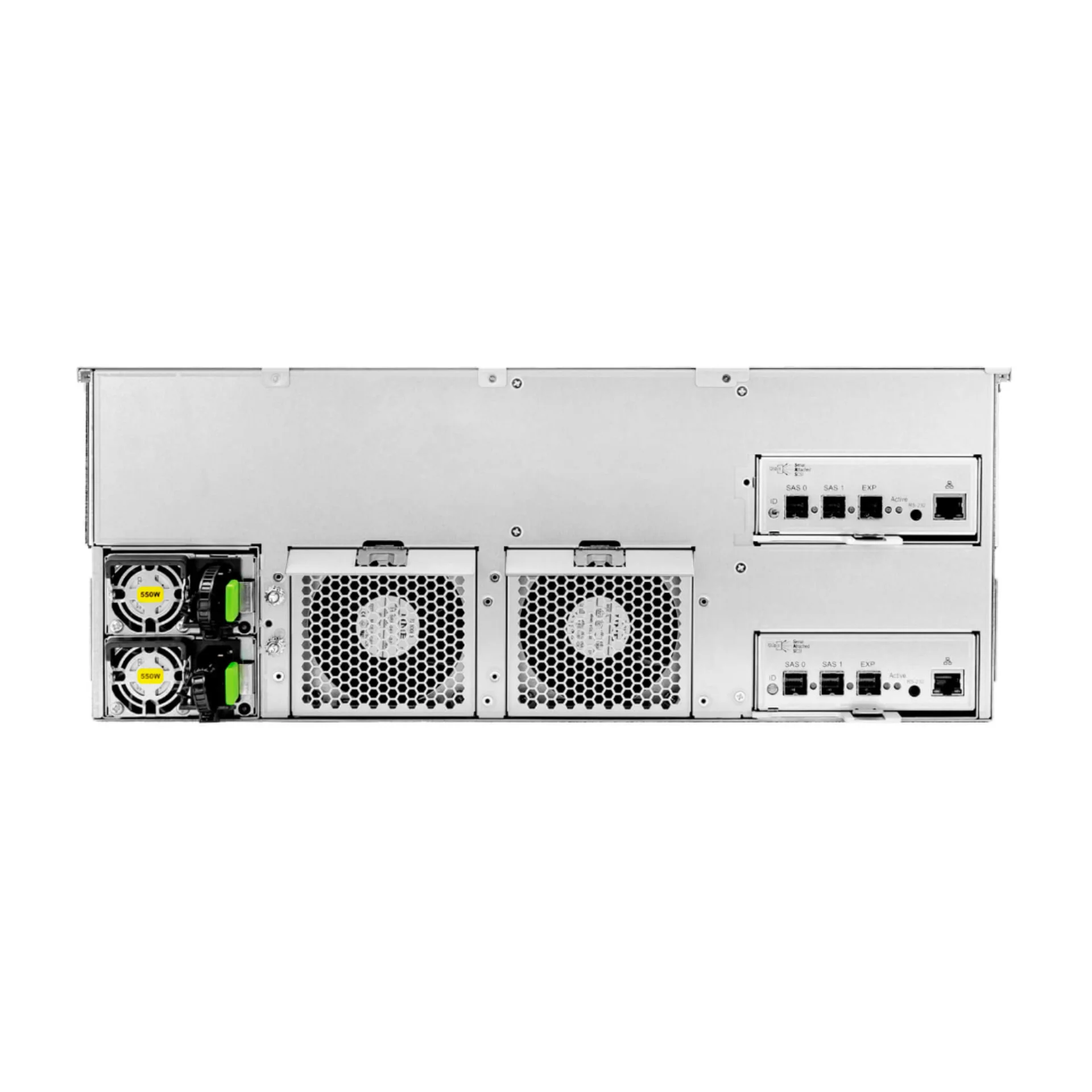 Дисковая полка SNR-JB424D, 4U, 24xHDD, 2 контроллера 12Gb/s, резервируемый БП