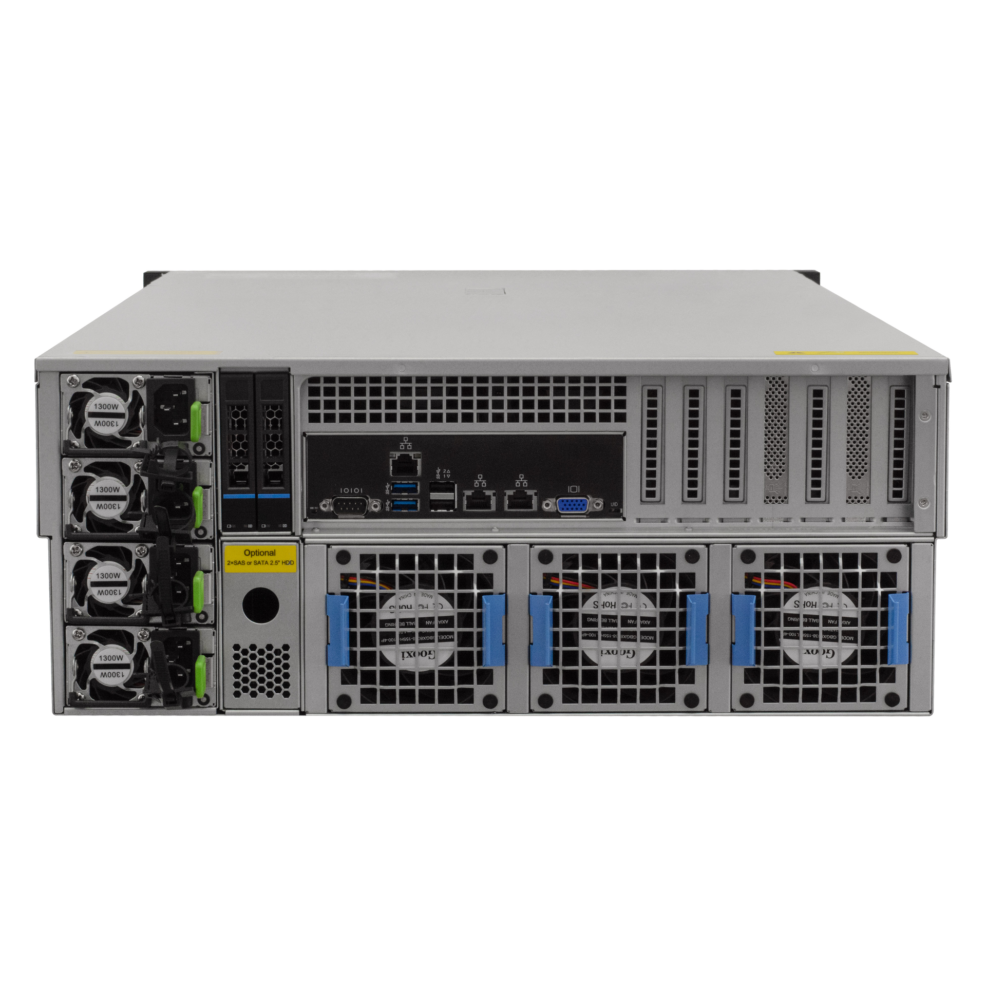 Серверная платформа SNR-SR4210GPU, 4U, Scalable, DDR4, 4xHDD, 10xGPU резервируемый БП
