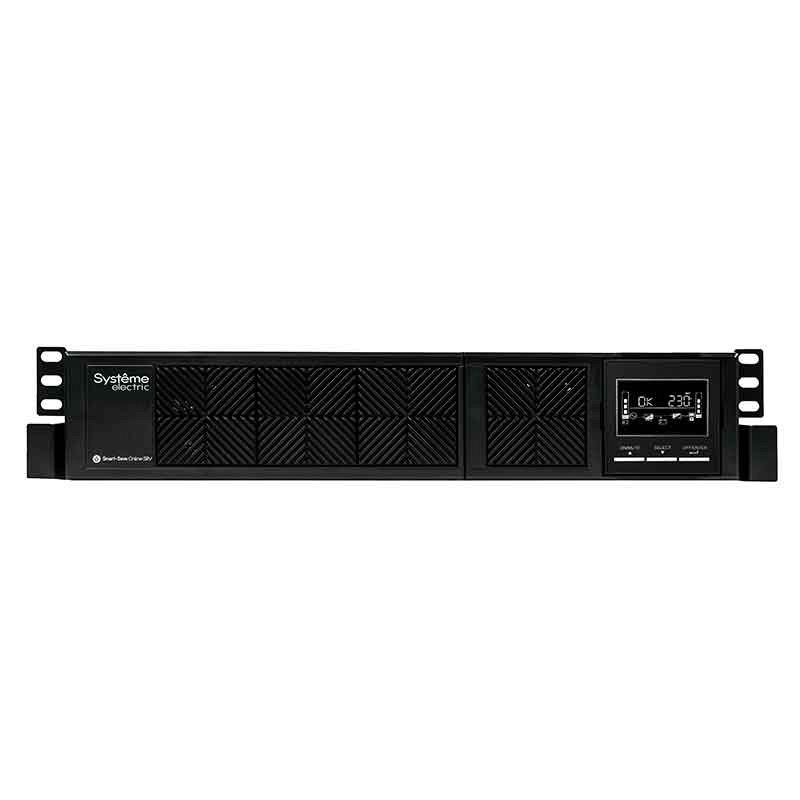 ИБП Systeme Electric Smart-Save Online SRV, 1000VA/900W, On-Line, Extended-run, Rack/Tower 4U(2U PM + 2U Battery), LCD, Out: 6xC13, SNMP Intelligent Slot, USB, RS-232
