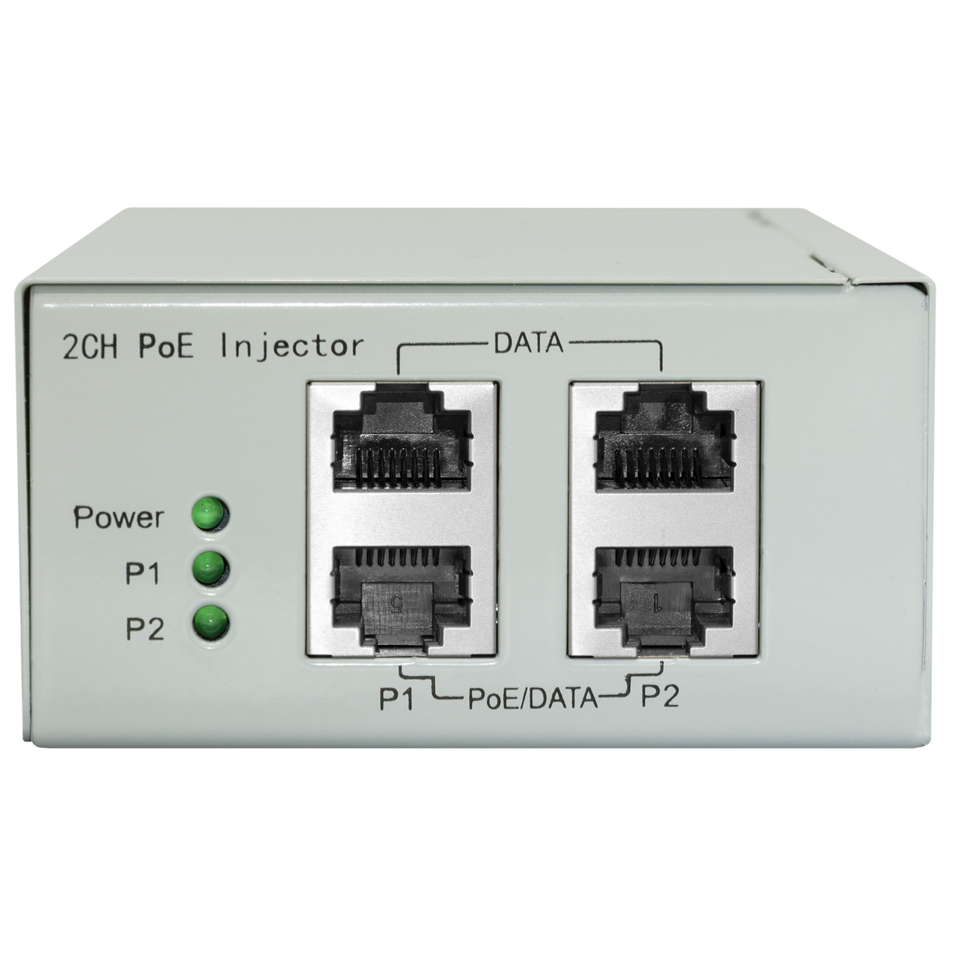 PoE инжектор неуправляемый PI-300-2, 2x10/100/1000BASE-T 802.3af&at, PoE бюджет 60Вт