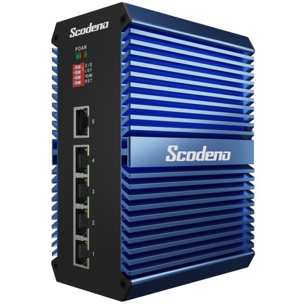 Промышленный PoE коммутатор Scodeno XPTN-9000-65-5GP-X 5x10/100/1000 Base-T
